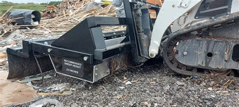 skid steer magnet attachment|magnet sweeper for yard truck.